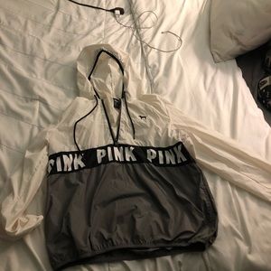 pink windbreaker